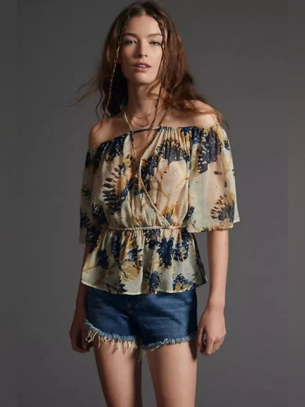 Let Me Be Sheer Peplum Tank